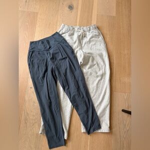 Athleta Elation pants terry wide leg size XS